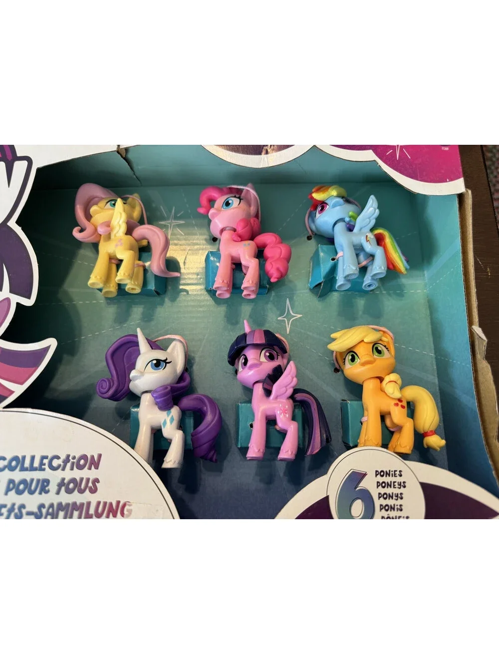 MY LITTLE PONY Mane 6 Set Of Toy Figures FRIENDSHIP FOR ALL 3